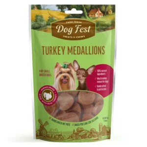 Dog Fest Medallones de Pavo 55g
